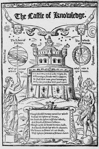 Frontispiece to The Castle of Knowledge by Robert Recorde