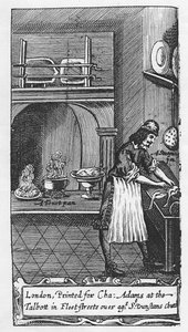 Frontispiece to The French Cook by La Varenne, 1653 by English School