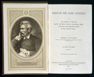 Frontispiece to Through the Dark Continent by Henry M. Stanley, Published 1878 by English School