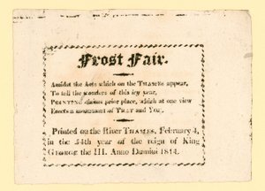 Frost Fair of 1814