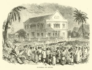 Funeral of Knibb by English School