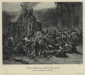 Funeral of an Iron Age chief by English School
