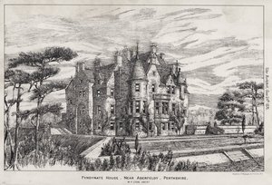 Fyndynate House, near Aberfeldy, Perthshire by English School