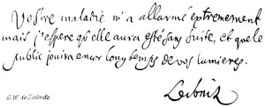G. W. de Leibnitz by English School
