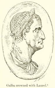 Galba Crowned with Laurel by English School
