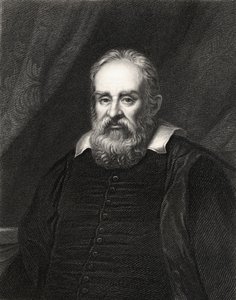 Galileo Galilei from The Gallery of Portraits, published 1833 by English School