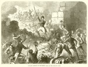 Gallant Conduct of Sir Sidney Smith at the Siege of Arce by English School