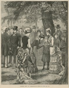 Garden Party at Marlborough House on 23 July 1883 by English School