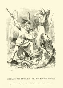 Garibaldi the Liberator; or the Modern Perseus by English School