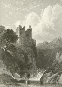 Garth Castle by English School