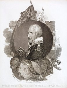 Gebhard von Blucher, Prussian Field Marshal by English School