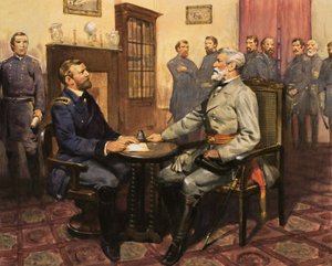 General Grant meets Robert E. Lee