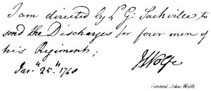 General John Wolfe by English School