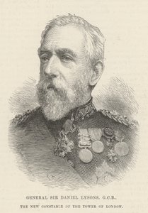 General Sir Daniel Lysons, GCB, the New Constable of the Tower of London by English School