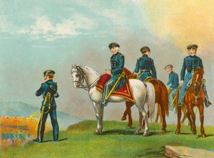 General Taylor at the Battle of Monterey by English School