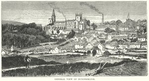 General View of Dunfermline by English School