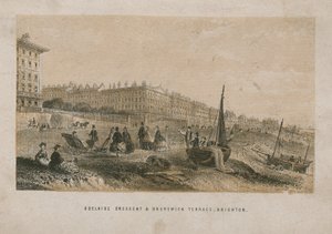 General View of Adelaide Crescent and Brunswick Terrace by English School