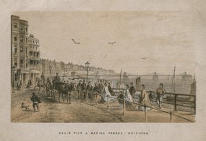 General View of the Chain Pier and Marine Parade in Brighton by English School