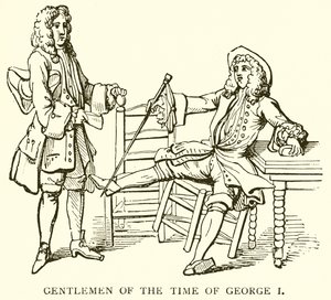 Gentlemen of the Time of George I by English School
