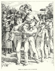 Geoff is Carried Off in Triumph