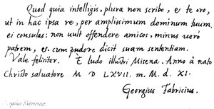 Georgius Fabricius