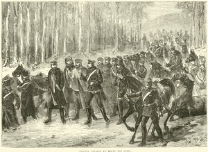 German cavalry en route for Paris by English School