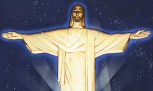 Giant Figure of Christ
