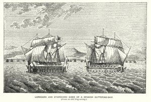 Gibraltar: Larboard and Starboard Sides of a Spanish Battering-Ship