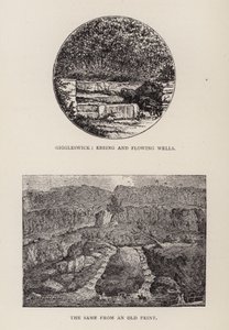 Giggleswick, Ebbing and Flowing Wells (engraving) by English School