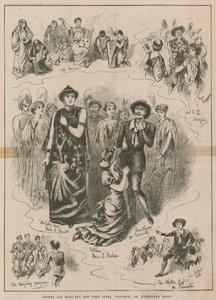 Gilbert & Sullivans new comic opera Patience; or, Bunthornes Bride by English School