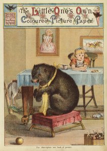Girl at the Table with a Bear