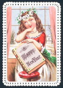 Girl Holding Book by English School
