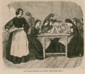 Girls Making Cartridges at Woolwich Arsenal