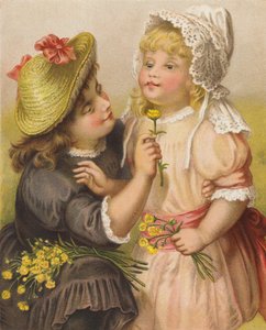 Girls with Buttercups