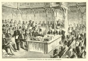 Gladstone Speaking in the House of Commons