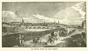Glasgow, from an Old Print