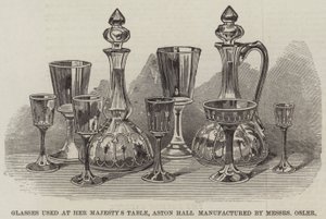 Glasses used at Her Majesty