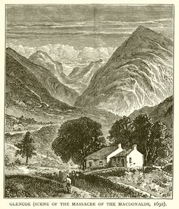 Glencoe (Scene of the Massacre of the Macdonalds, 1692) by English School