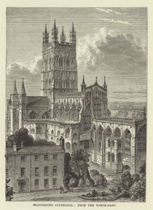 Gloucester Cathedral, from the northeast by English School