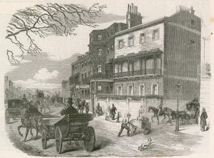 Gloucester House, Piccadilly, London, the residence of the late Duchess of Gloucester by English School