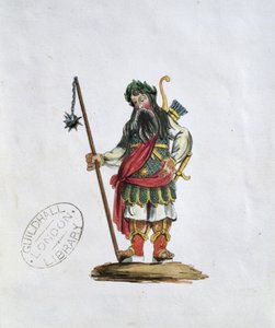 Gog, illustration of one of the Guildhall statues of the legendary giants