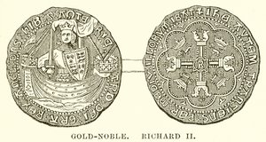 Gold Noble of Richard II by English School