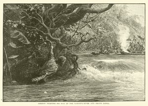 Gordon fighting his way up the Yangtze River and Grand Canal by English School