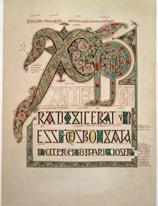 Gospel According to St. Matthew, Page of the Second Incipit