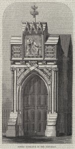 Gothic Entrance in the New-Road by English School