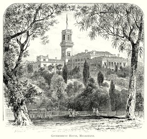 Government House, Melbourne (engraving)