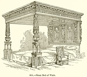 Great Bed of Ware by English School