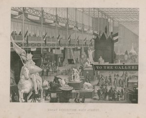Great Exhibition, Main Avenue, looking west by English School