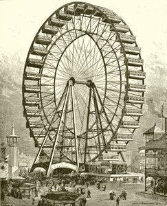Great Ferris Wheel at Chicago by English School