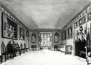 Great Parlour of Strawberry Hill by English School